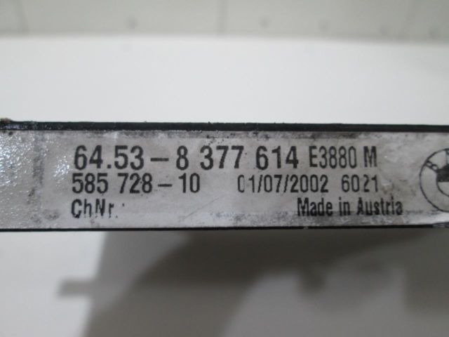 bontott BMW 3 E46 Klímahűtő Radiátor