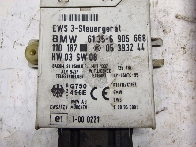 bontott BMW 3 E46 Immobilizer Elektronika