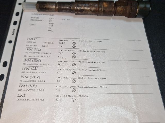 bontott BMW 3 E46 Porlasztó (1 db)