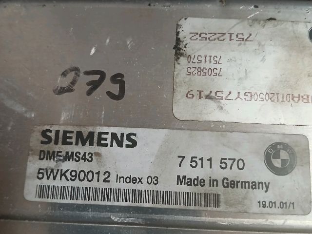 bontott BMW 3 E46 Motorvezérlő