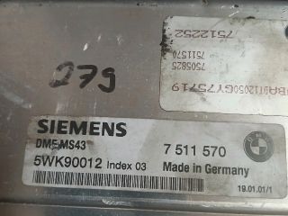 bontott BMW 3 E46 Motorvezérlő