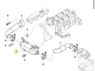 bontott BMW 3 E46 EGR Hűtő