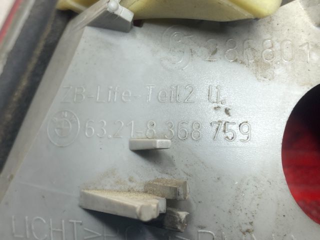 bontott BMW 3 E46 Bal Belső Hátsó Lámpa