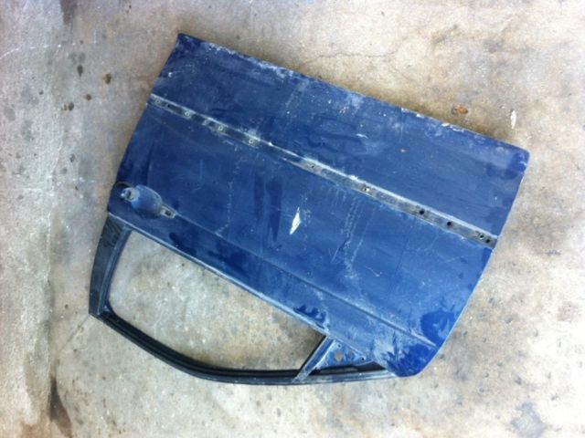 bontott BMW 3 E46 Bal első Ajtó (Üres lemez)