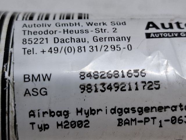 bontott BMW 3 E46 Bal első Függöny Légzsák