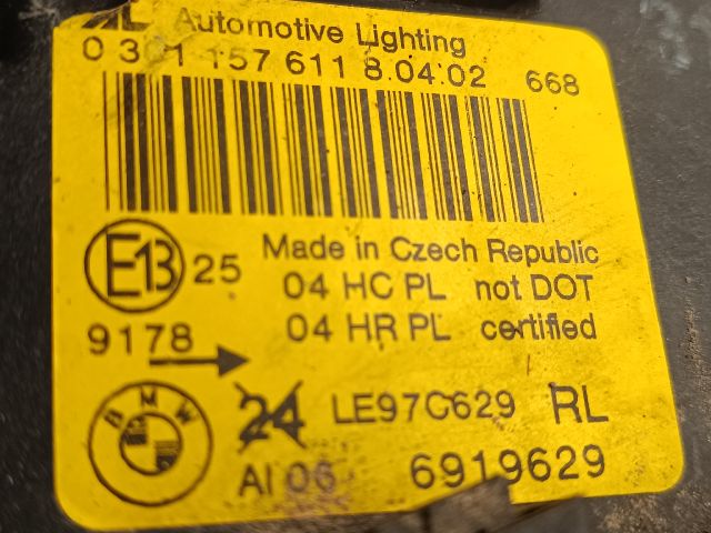 bontott BMW 3 E46 Bal Fényszóró