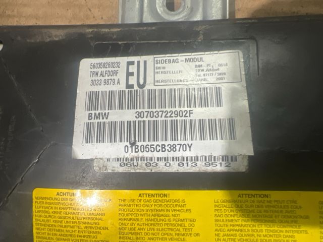 bontott BMW 3 E46 Bal Oldallégzsák