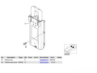 bontott BMW 3 E46 Cabrio Bukókeret Aktiváló