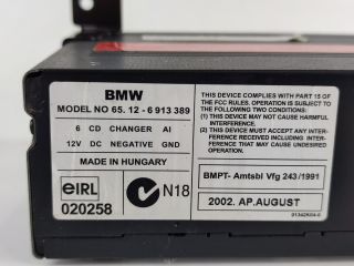 bontott BMW 3 E46 CD / DVD Tár