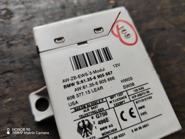 bontott BMW 3 E46 COMPACT EWS Elektronika