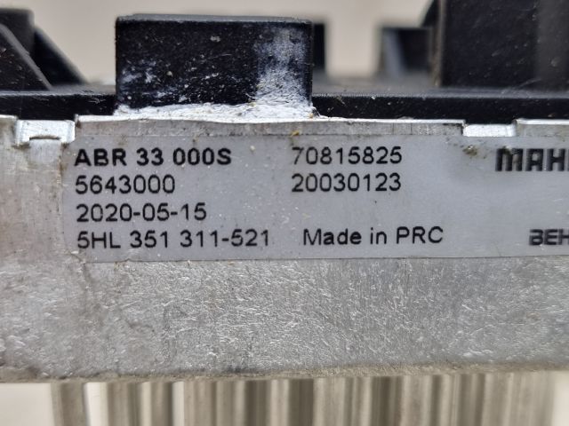 bontott BMW 3 E46 Előtét Ellenállás Fűtőmotor