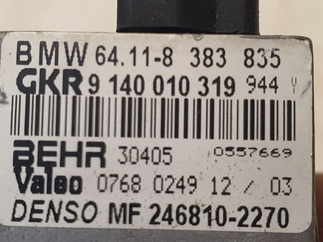 bontott BMW 3 E46 Előtét Ellenállás Fűtőmotor