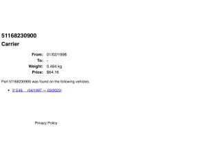 bontott BMW 3 E46 Első Hamutartó