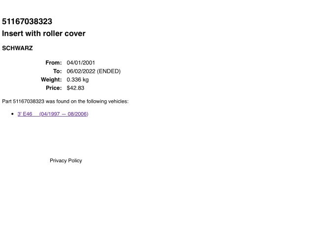 bontott BMW 3 E46 Első Tároló Rekesz