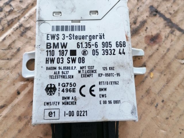 bontott BMW 3 E46 EWS Elektronika