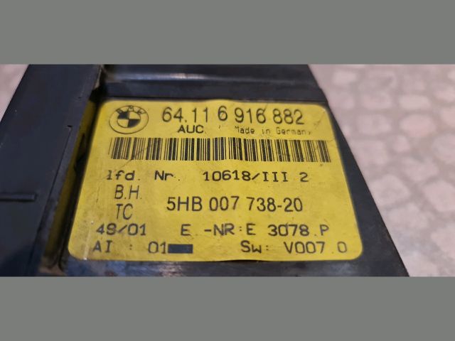 bontott BMW 3 E46 Fűtéskapcsoló (digit klímás)