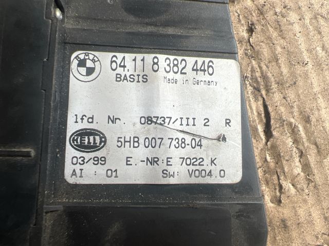 bontott BMW 3 E46 Fűtéskapcsoló (digit klímás)