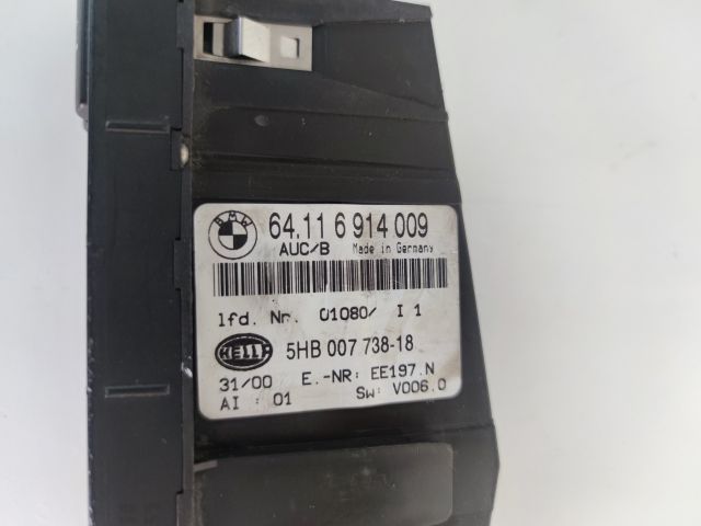 bontott BMW 3 E46 Fűtéskapcsoló (digit klímás)