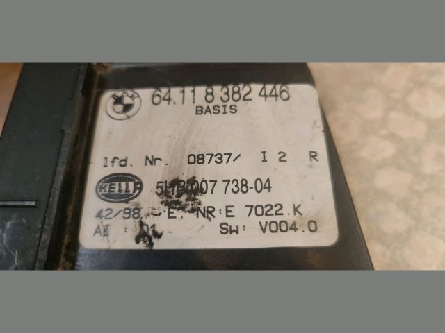 bontott BMW 3 E46 Fűtéskapcsoló (digit klímás)