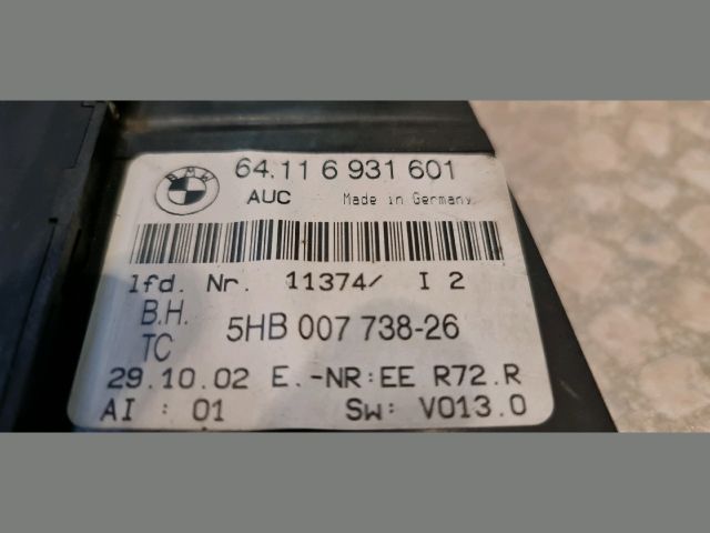 bontott BMW 3 E46 Fűtéskapcsoló (digit klímás)