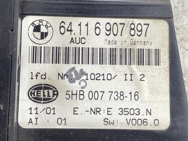 bontott BMW 3 E46 Fűtéskapcsoló (digit klímás)