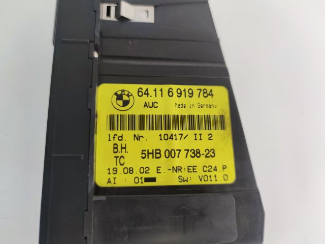 bontott BMW 3 E46 Fűtéskapcsoló (digit klímás)