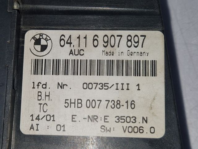 bontott BMW 3 E46 Fűtéskapcsoló (digit klímás)