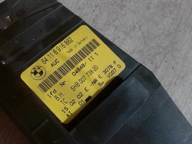 bontott BMW 3 E46 Fűtéskapcsoló