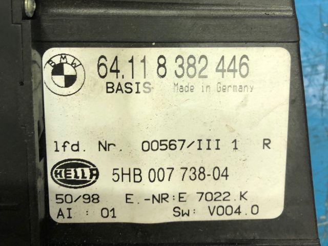 bontott BMW 3 E46 Fűtéskapcsoló