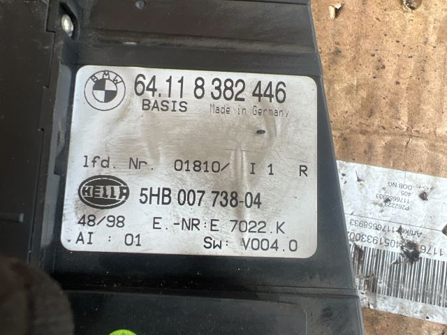 bontott BMW 3 E46 Fűtéskapcsoló