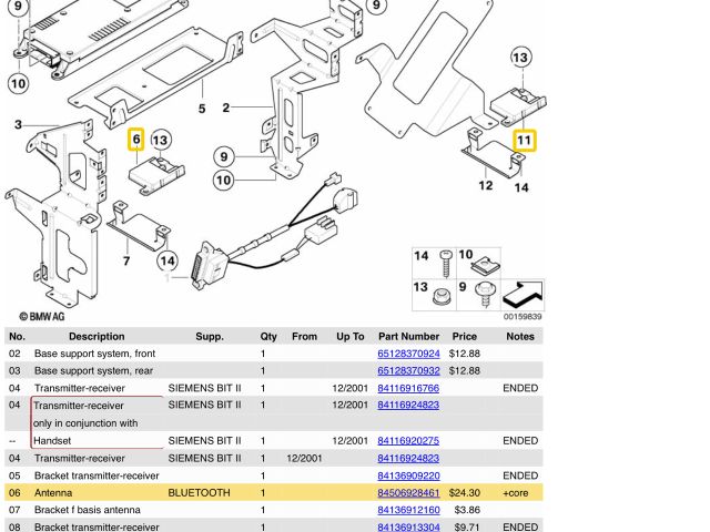 bontott BMW 3 E46 GPS Antenna