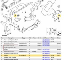 bontott BMW 3 E46 GPS Antenna