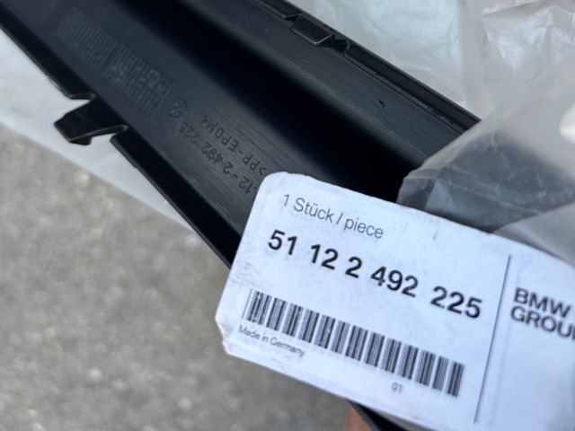 bontott BMW 3 E46 Hátsó Lökhárító Alsó (Műanyag)