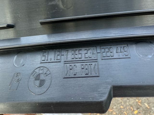 bontott BMW 3 E46 Hátsó Lökhárító Alsó (Műanyag)