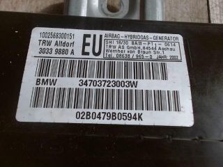 bontott BMW 3 E46 Jobb első Függöny Légzsák