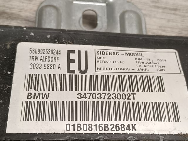 bontott BMW 3 E46 Jobb első Függöny Légzsák