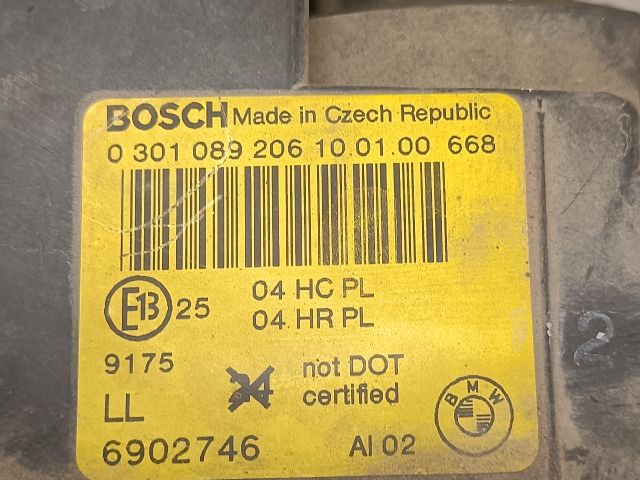 bontott BMW 3 E46 Jobb Fényszóró