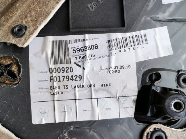 bontott BMW 3 E46 Jobb hátsó Ajtó Kárpit