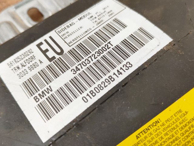 bontott BMW 3 E46 Jobb Oldallégzsák