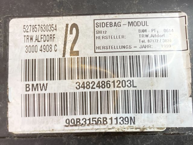 bontott BMW 3 E46 Jobb Oldallégzsák