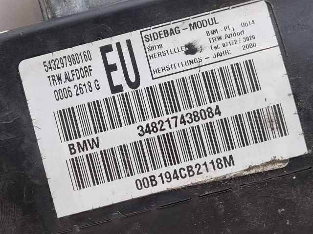 bontott BMW 3 E46 Jobb Oldallégzsák