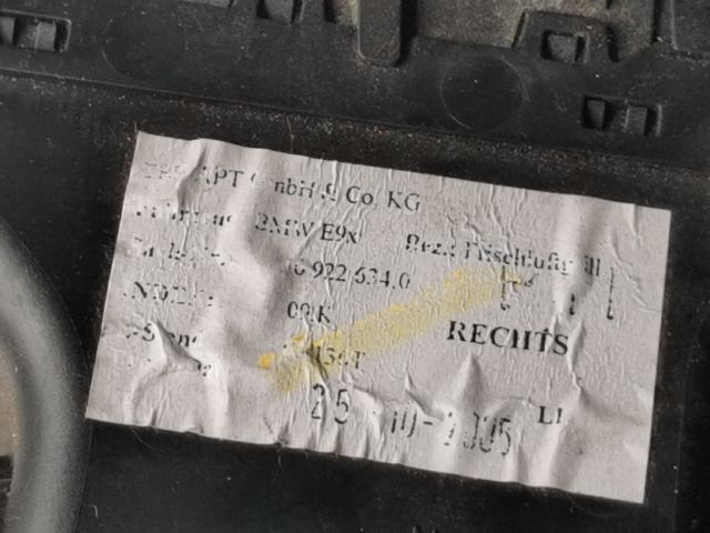 bontott BMW 3 E46 Jobb Szellőző