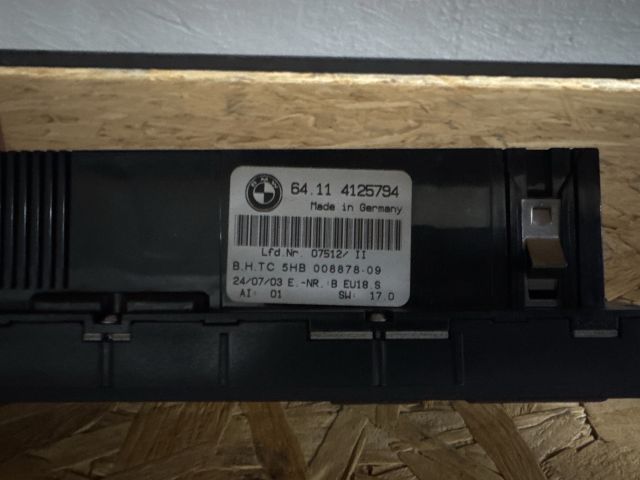 bontott BMW 3 E46 Klíma Kapcsoló