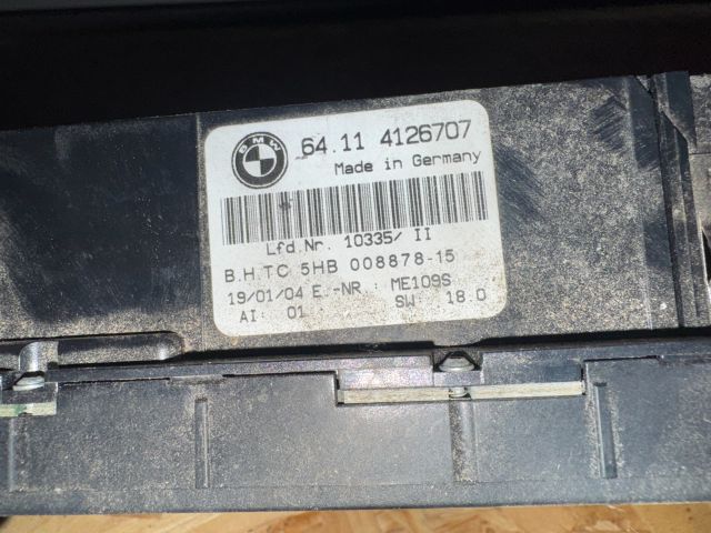 bontott BMW 3 E46 Klíma Kapcsoló