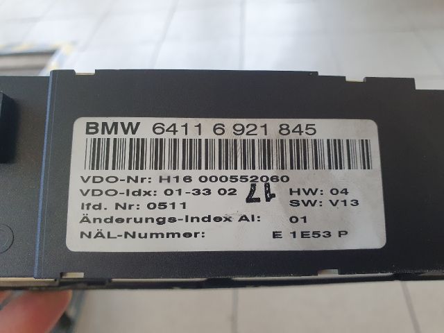 bontott BMW 3 E46 Klíma Kapcsoló