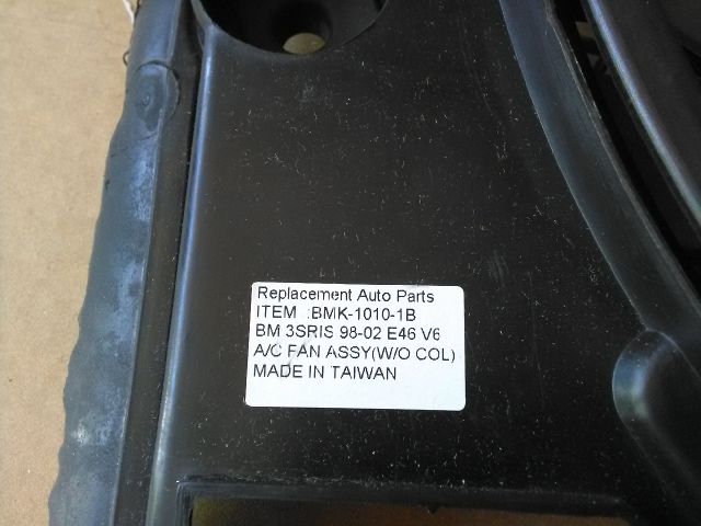 bontott BMW 3 E46 Klímahűtő Ventilátor