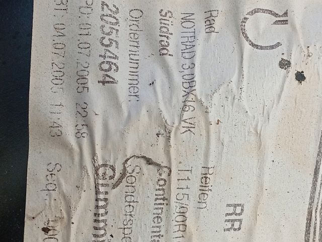 bontott BMW 3 E46 Pótkerék