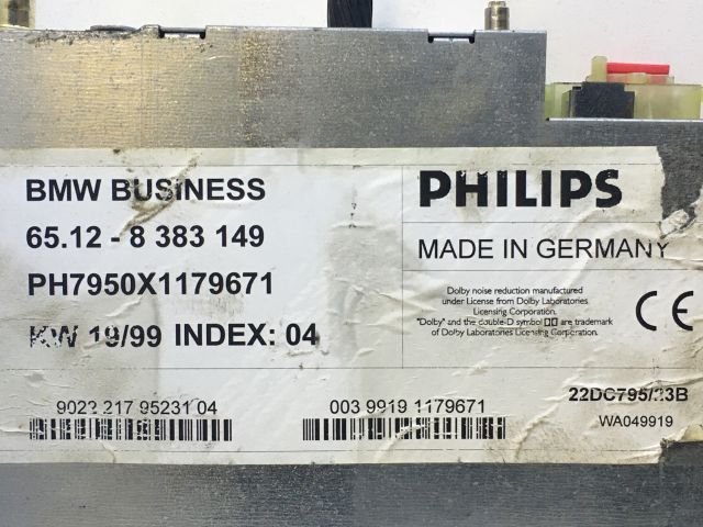 bontott BMW 3 E46 Rádió / CD