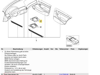 bontott BMW 3 E46 Váltókar Keret