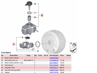 bontott BMW 3 E90 Fékrásegítő